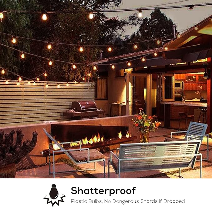 Banord 51FT Outdoor String Lights, Waterproof Patio Lights - Image 8
