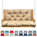 Porch Swing Cushion with Backrest, Waterproof Bench Cushion by NANGELRN