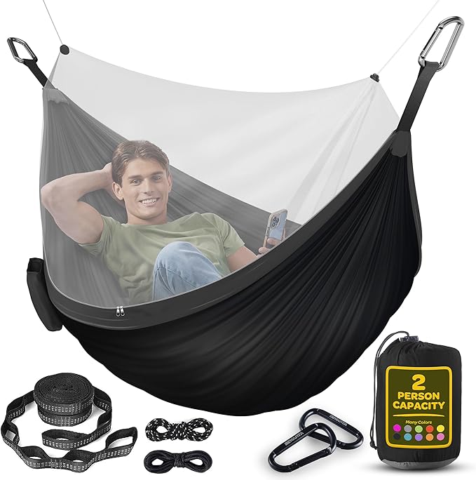 Durable Hammock 500 lb Capacity, Nylon Camping Hammock Chair by Sewanta