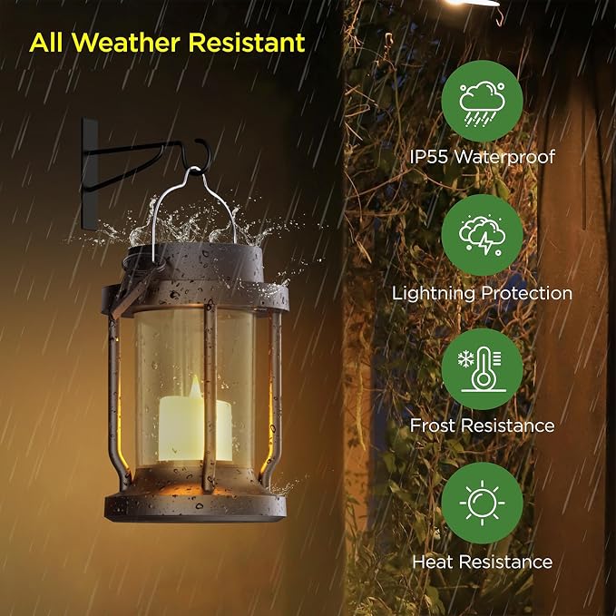 Solar Lantern Outdoor & Indoor Use – Hanging Solar Lights - Image 3