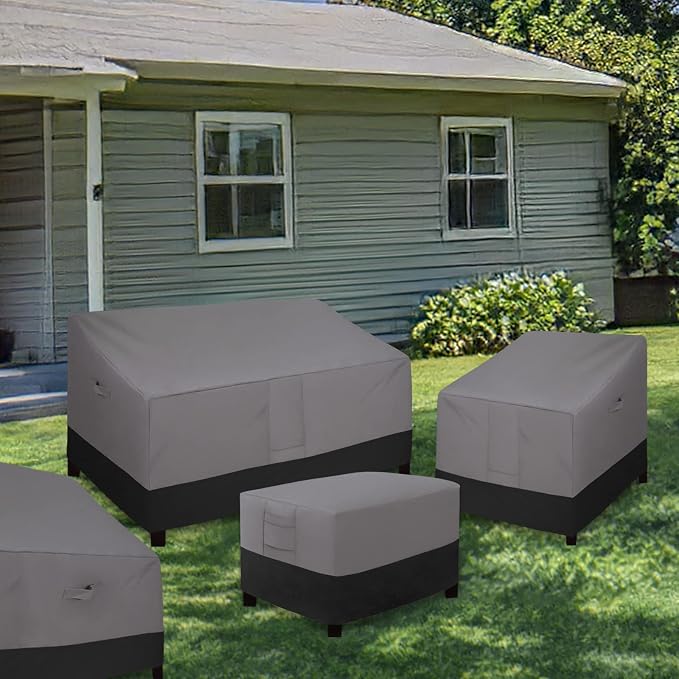 Easy-Going Outdoor Ottoman Cover, Waterproof Patio Ottoman Cover, Heavy Duty - Image 7