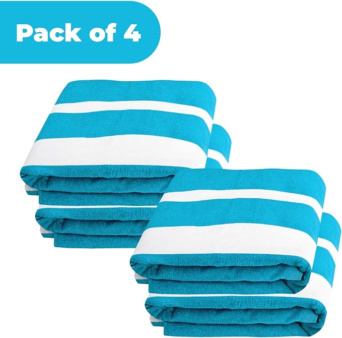 Superior Cabana Cotton Lounge Chair Cover, Outdoor Towel/Chaise Furniture Covers - Image 6