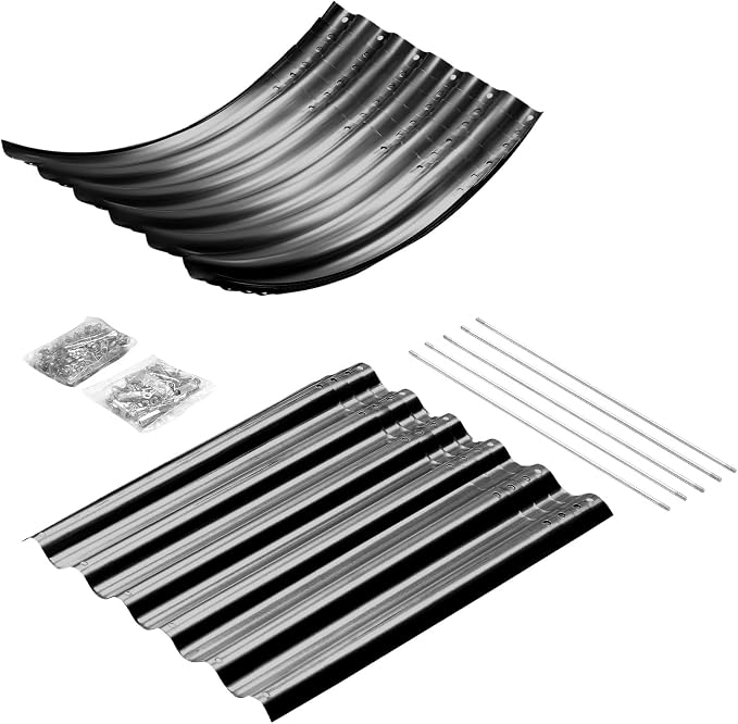 Land Guard 6x3x1.5ft Galvanized Raised Garden Bed Kit, Metal Planter Boxes - Image 4
