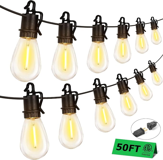 50FT Outdoor String Lights by TDLOL