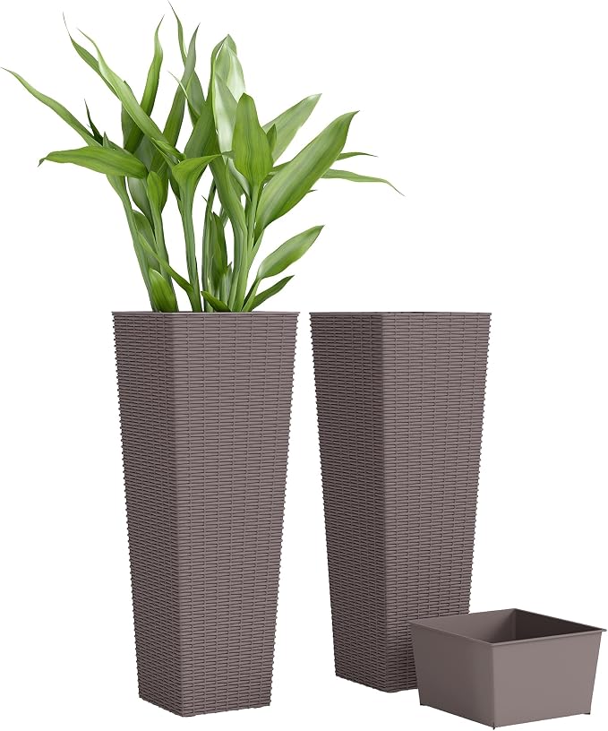 Outsunny 23.6 Inch Tall Planters by Outsunny