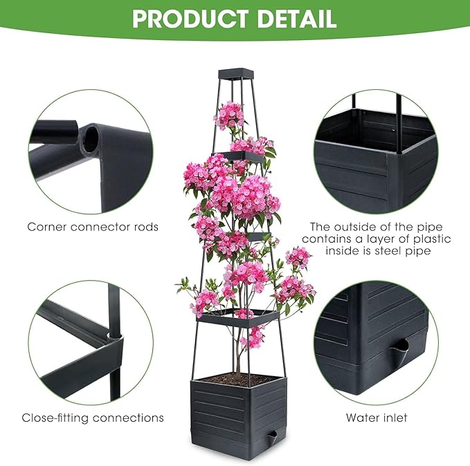 Raised Garden Bed 4 Packs, Planter Boxes - Image 6
