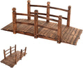 Wooden Garden Bridge, Outdoor Arched Walkway by DREAMADE