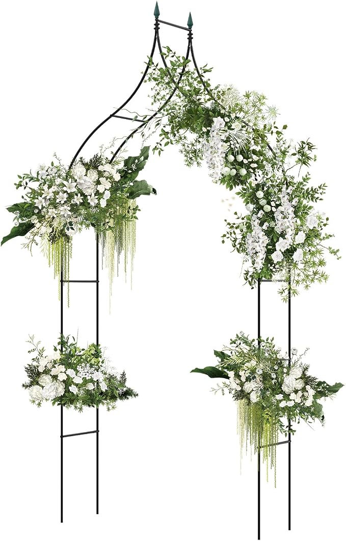 Giantex Metal Garden Arch Trellis by Giantex