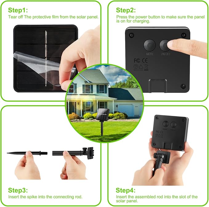 Brightever Solar String Lights, Solar Lights Outdoor Waterproof - Image 4