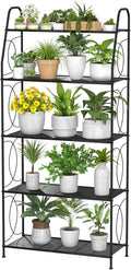 5 Tier Plant Stand Indoor Outdoor, Heavy Duty Plant Shelf, Metal Mesh Tall by VyGrow