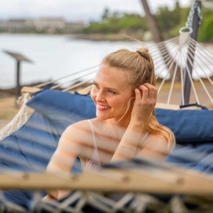SUNCREAT Double Portable Rope Hammock - Image 2