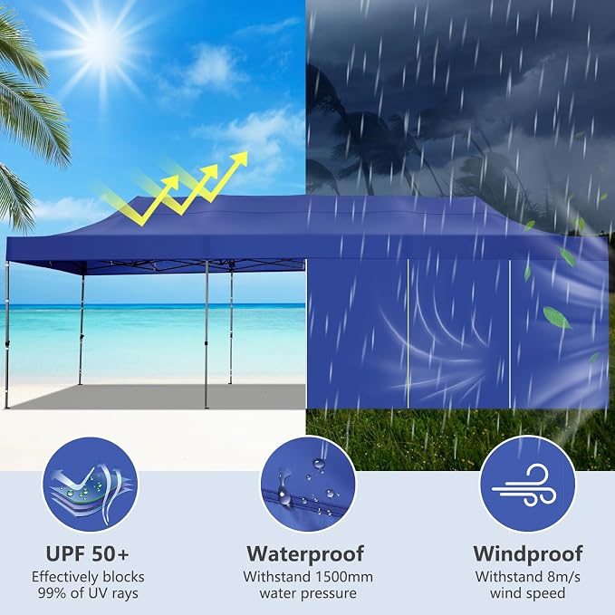 COBIZI 10x30 Pop up Canopy Heavy Duty - Image 3