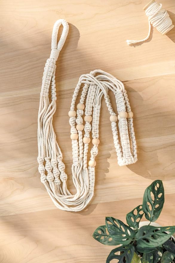 Mkono 43 Inch Macrame Plant Hanger Large - Image 5