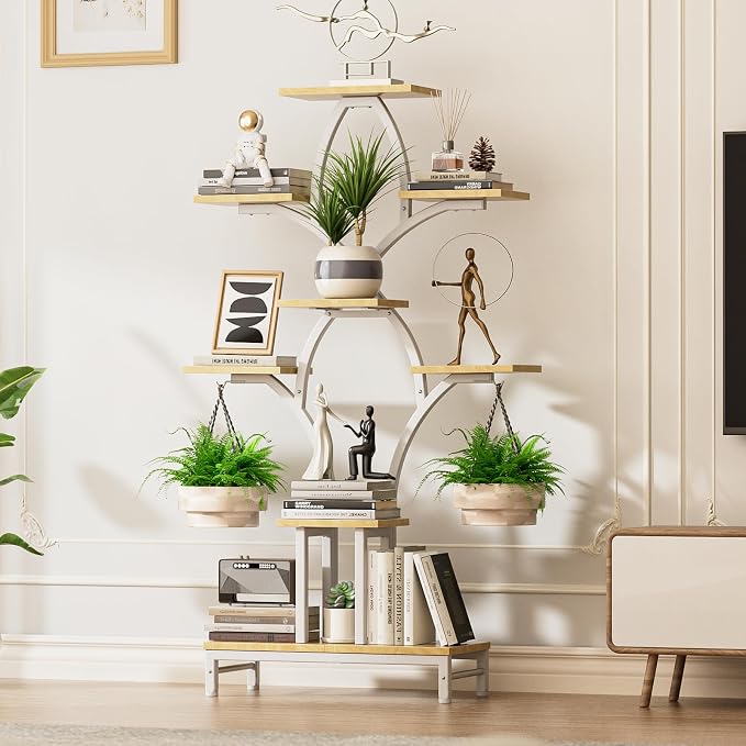Plant Stand Indoor with 4 Grow Lights - Image 5