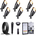 Gardenreet Black Brass Low Voltage Landscape Spotlights Kit 12V LED by Gardenreet