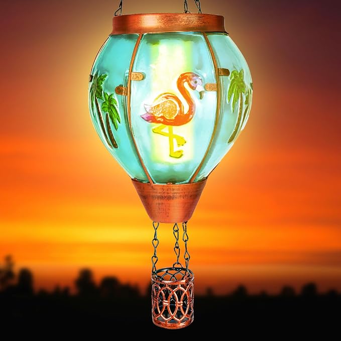 2 Pack Solar Hot Air Balloon Lantern - Image 2