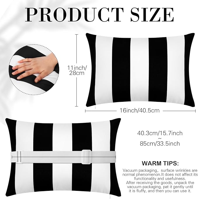 4 Pcs Chaise Lounge Pillow - Image 2