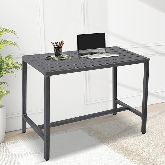 Outdoor Bar Table, Patio Console Pub Height Table - Image 2