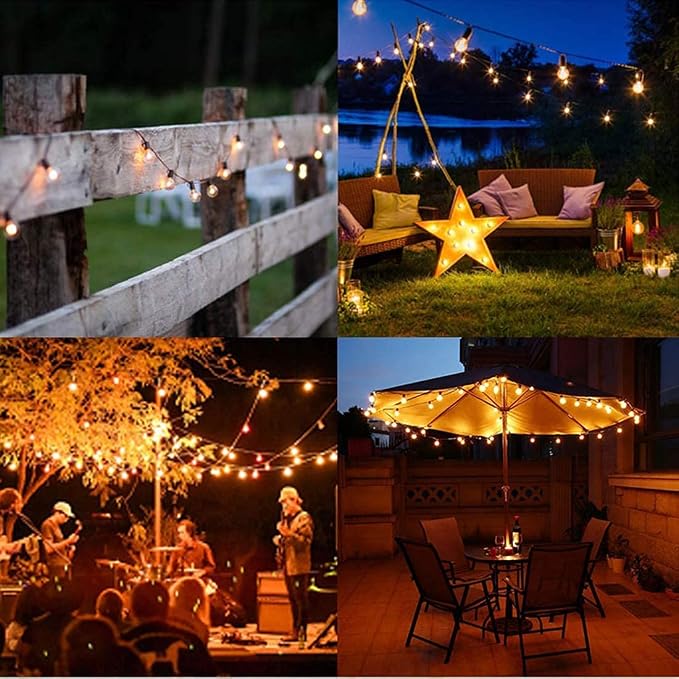 Abeja 50Ft Outdoor Patio String Lights - Image 7