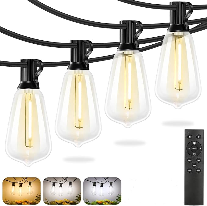 Brightever 60FT Outdoor String Lights by Brightever