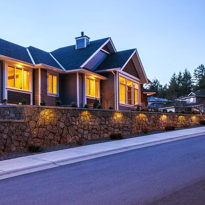 LEONLITE 8-Pack Premium Series 4 Inch 2W LED Retaining Wall Lights Swivel - Image 6