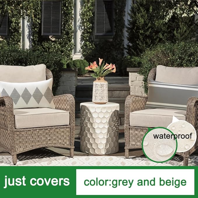 RABUSOFA Outdoor Pillows Covers 12x20 inch Waterproof - Image 4
