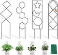 Coomin Small Plant Trellis for Potted Plants, 15in Plant Trellis Indoor by COOMIN