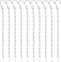 YINGFENG 10 Pack 9.5 Inch Silver Hanging Chains by YINGFENG
