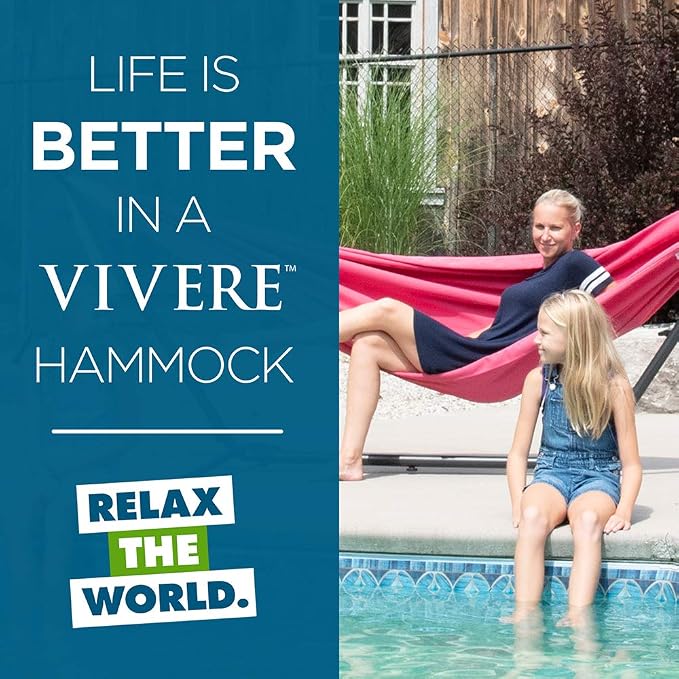 Vivere Double Polyester Hammock - 450 lb Capacity - Image 5