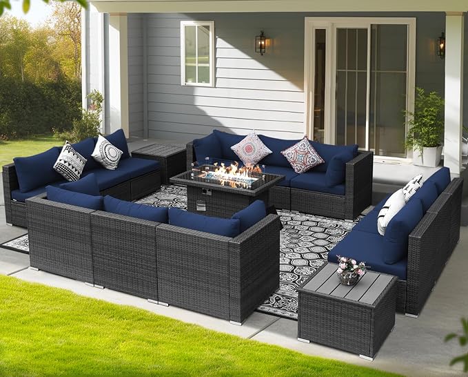 NICESOUL 15 Piece Outdoor Patio Furniture Set - Image 3