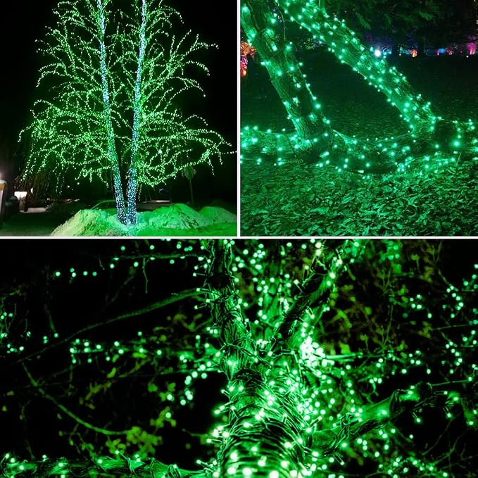 EEW 2 Pack 200 LED Solar Christmas Lights Outdoor Waterproof, Solar String - Image 5