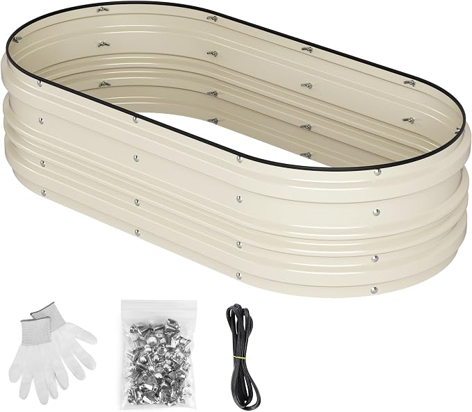WORKPRO 4x2x1ft Galvanized Raised Garden Bed Set, Rust & Corrosion Protection - Image 7