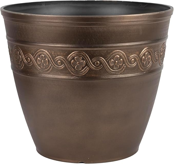 Classic Home and Garden Corinthian Resin Planter Pot by ClassicHomeandGarden