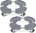 sanyi Plant Caddy with Wheels, 2 Pack Adjustable 15-21 Inch Rolling Planter by sanyi
