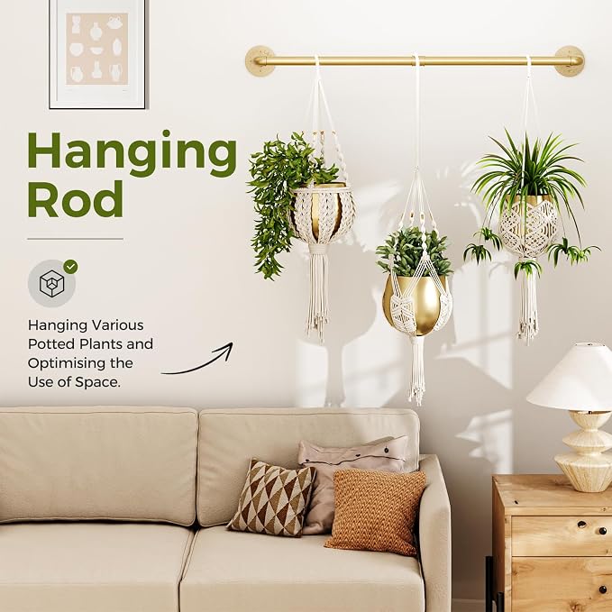 Bamworld Hanging Planters for Indoor Plants Plant Hanger Indoor Hanging Plant - Image 2