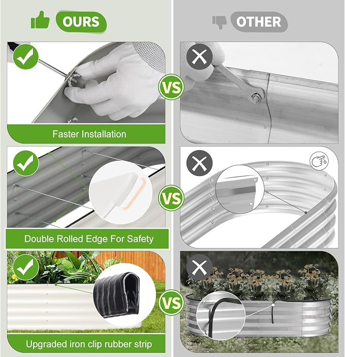 Galvanized Raised Garden Bed - Image 4