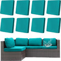 8Pcs Outdoor Cushion Covers, Patio Cushion Covers, Stretch Elastic Slipcovers by dreahoteztil