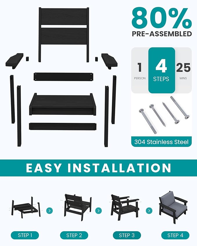 SERWALL HDPE Outdoor Couch - Image 7