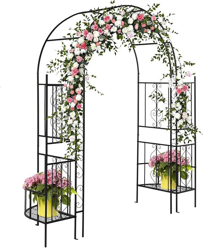 VINGLI Garden Arbor Arch, Wedding Arch Archway by VINGLI