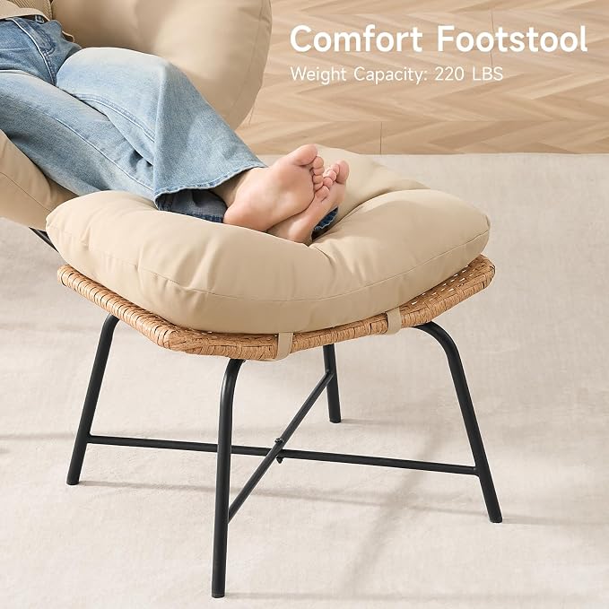 ONBRILL Papasan Rocking Chair - Image 8