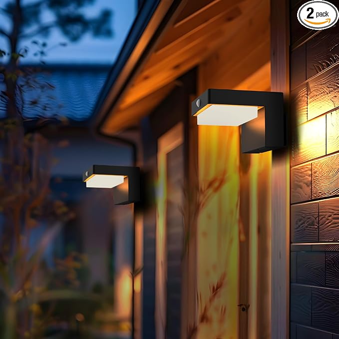 Square Solar Wall Lights by VerLuce