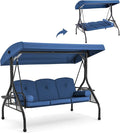 GYUTEI 3-Seat Outdoor Patio Swing by GYUTEI