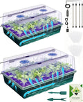 2PCS 120 Cell Self-Watering Seed Starter Tray Kit by GrowYourGreenParadise