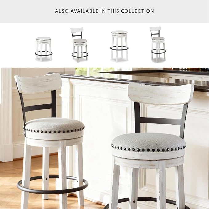 Signature Design by Ashley Valebeck | Modern Swivel 24.5" Counter Height - Image 5