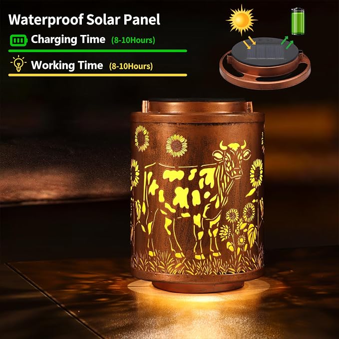 Solar Lanterns Garden Decor Birthday Gifts - Image 2