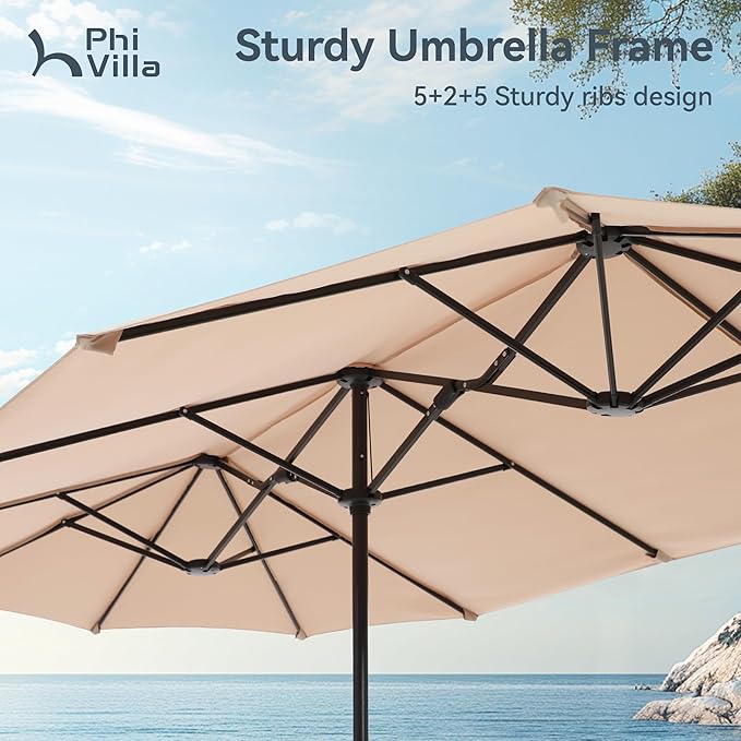 PHI VILLA 7 Pieces Outdoor Dining Set - Image 6