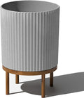 Veradek Demi Series Round Planter w/ Stand by VeradekOutdoor