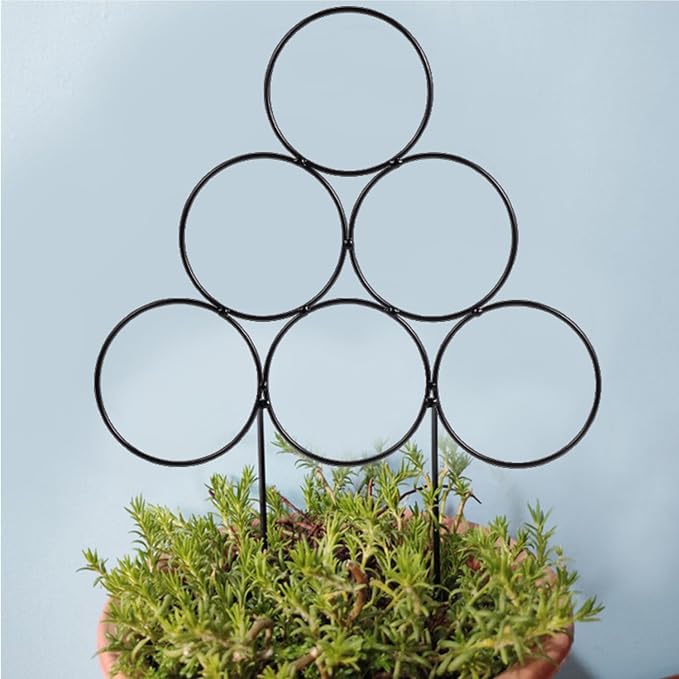 Garden Plant Trellis for Indoor Plants, Stackable Metal Trellis Supports for - Image 7