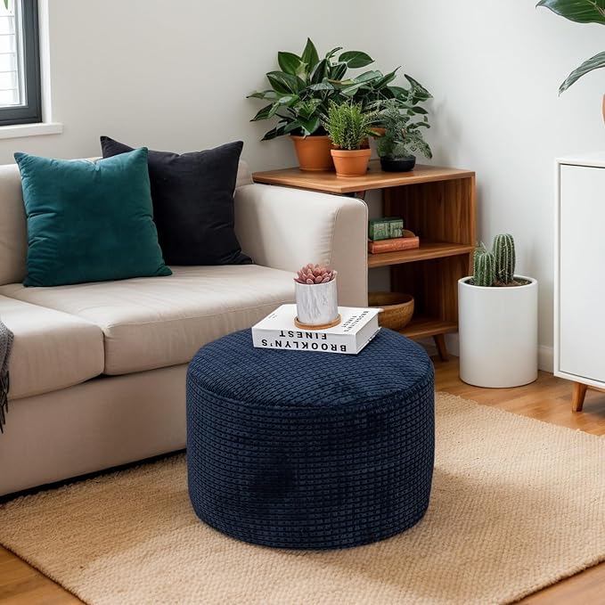 Asuprui Supportive Pouf Ottoman Foot Rest Elevate Your Living Room Decor - Image 3