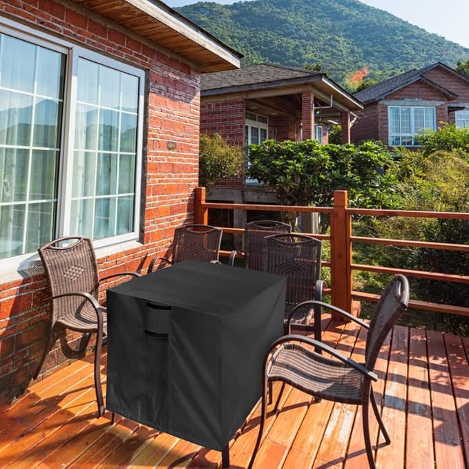 Outdoor Table Cover, 38 Inch Square Patio Table Cover, - Image 7